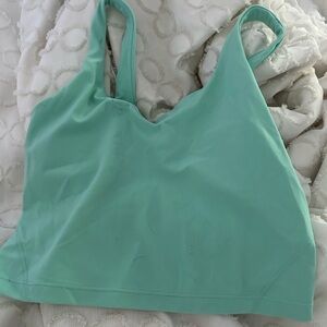 Teal Lululemon align tank